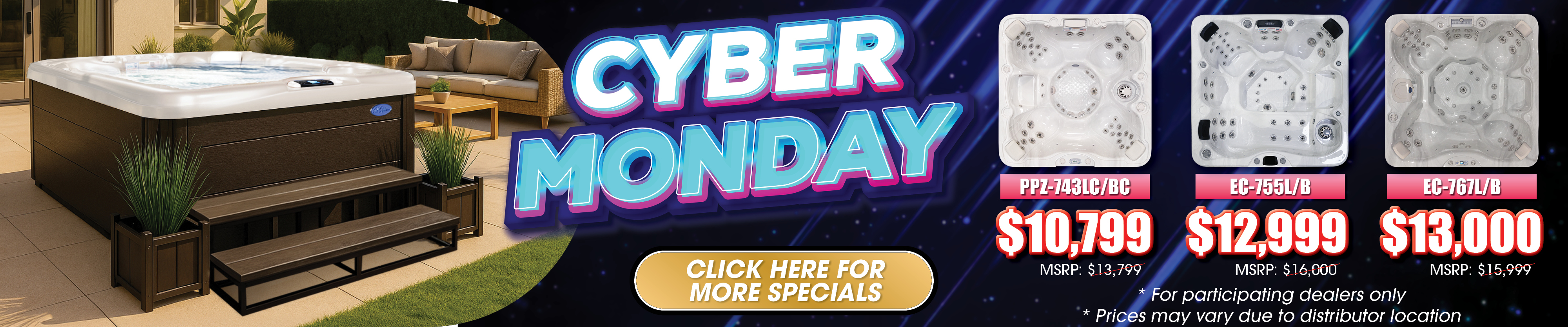 Calspas hot tub being used in a family setting - Margate