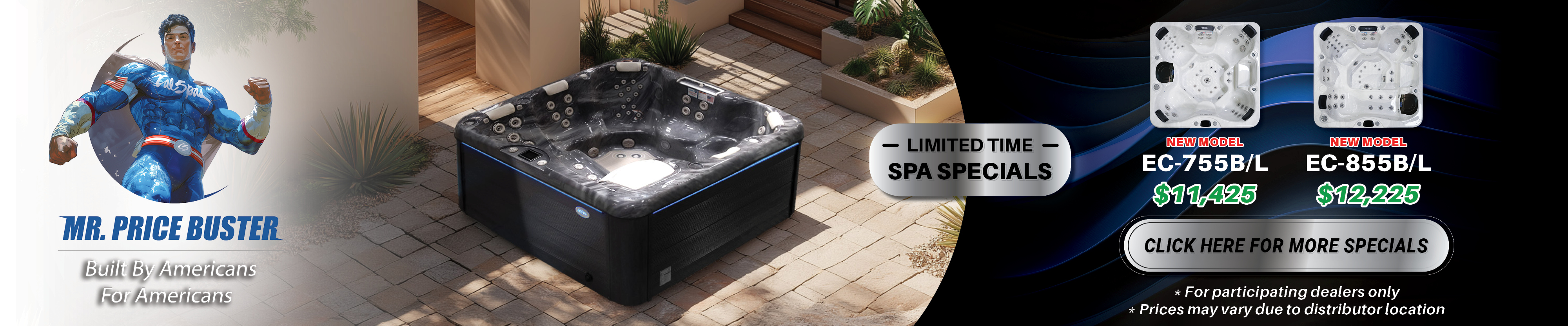 Calspas hot tub being used in a family setting - Margate