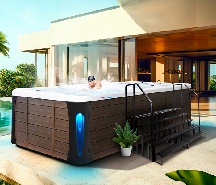 Calspas hot tub being used in a family setting - Margate
